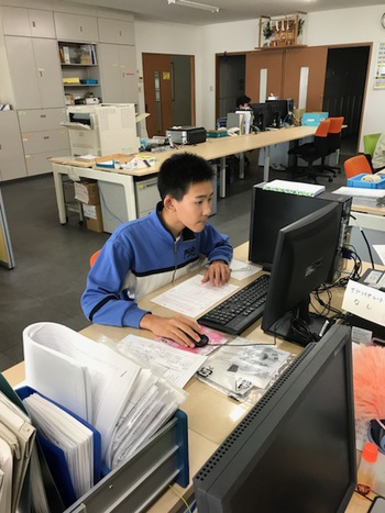 #門池中学校 #職場体験来社 #門池中学校 #職場体験来社