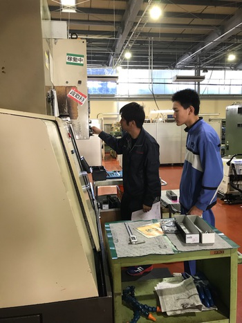#門池中学校 #職場体験来社 #門池中学校 #職場体験来社