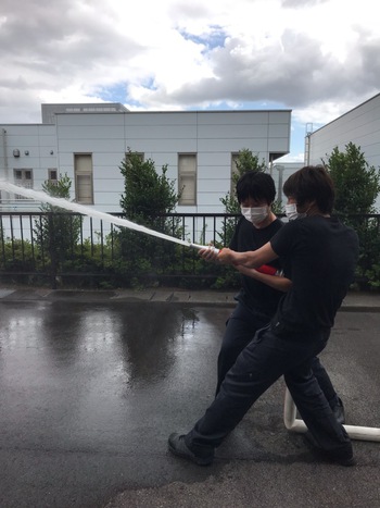 『防災訓練』を行いました 『防災訓練』を行いました