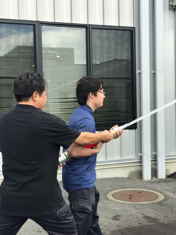 『防災訓練』を行いました 『防災訓練』を行いました