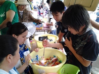 三島市;徳倉地域では、第6区町内会まで一緒に参加して盛大な夏祭り