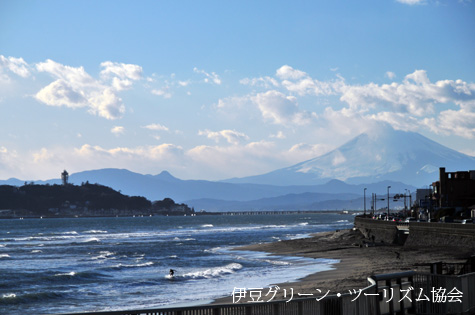 【湘南】江ノ島、富士山