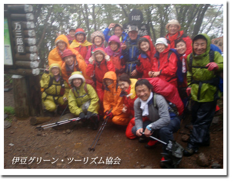 雨の天城山ガイド