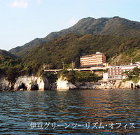 沖から見た清流
