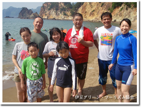 中村&齋藤&仲田&バルさんシュノーケリング体験