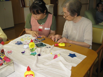 七夕寸劇の小道具作り☆