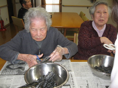 佃煮に使う昆布きり