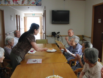 8月生まれのお誕生会