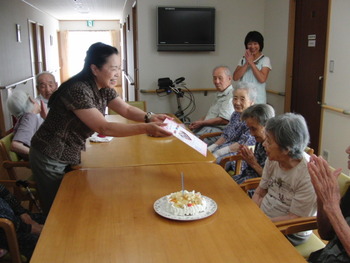 8月生まれのお誕生会