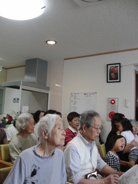 2人3脚の敬老会