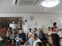 2人3脚の敬老会