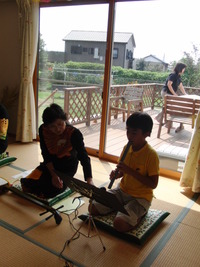 2人3脚の敬老会