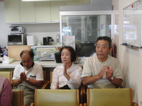 2人3脚の敬老会