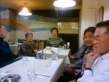 家族と食事会