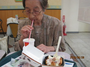 Yさんとマックで一服☆