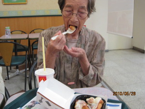 Yさんとマックで一服☆