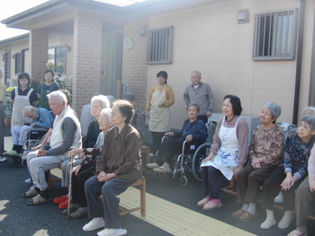 火災を想定した避難訓練
