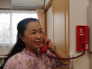 火災を想定した避難訓練