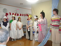 七夕祭りの寸劇で大盛り上がり、楽しみました☆