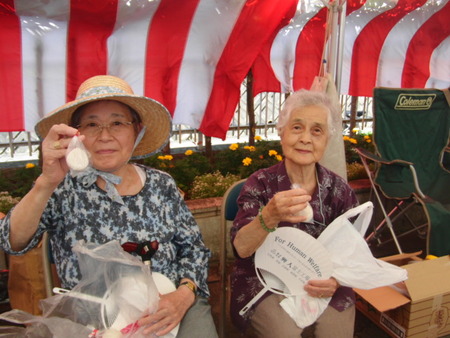第12回ふるさと浮島春山祭りに昨日利用者さんが参加