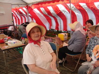 第12回ふるさと浮島春山祭りに昨日利用者さんが参加