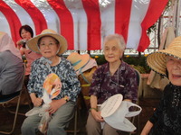 第12回ふるさと浮島春山祭りに昨日利用者さんが参加