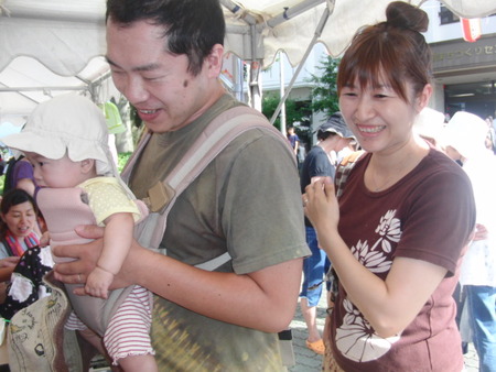 第12回ふるさと浮島春山祭りに昨日利用者さんが参加