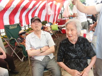 第12回ふるさと浮島春山祭りに昨日利用者さんが参加