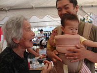 第12回ふるさと浮島春山祭りに昨日利用者さんが参加