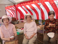 第12回ふるさと浮島春山祭りに昨日利用者さんが参加