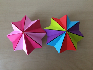 【origami・ユニット】おりがみでくるんくるん・まわっておもしろいね♪ 【origami・ユニット】おりがみでくるんくるん・まわっておもしろいね♪