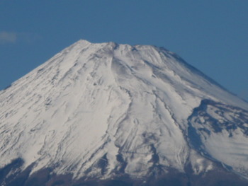 富士山頂の物体は