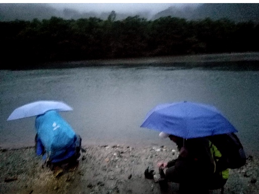 涸沢リベンジ ❶雨の上高地