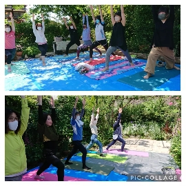 ガーデンヨガ お外でyogaの開催報告 ガーデンヨガ お外でyogaの開催報告