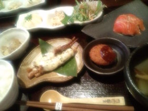 今日のお昼~お奨め定食♪