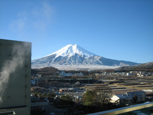 鐘山苑さんから見た富士山