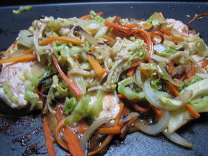 鮭のチャンチャン焼き