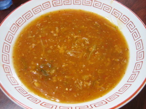 今日のランチ~カエル亭の坦々麺♪
