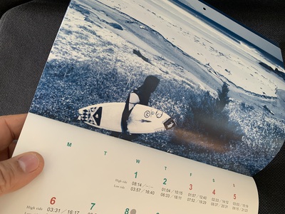 カレンダー『Shirahama Surf Beach(水口 知己)』の魅力！