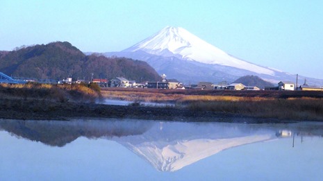 今朝の逆さ富士 ★ 願いが叶いました