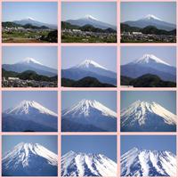 見納めか,晴天富士山 今朝の晴天富士山★今後はむずかしそうな景色