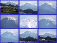 久々の富士山の姿 ★ 梅雨の合間にキラリと光る