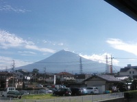 今朝の富士山。の巻