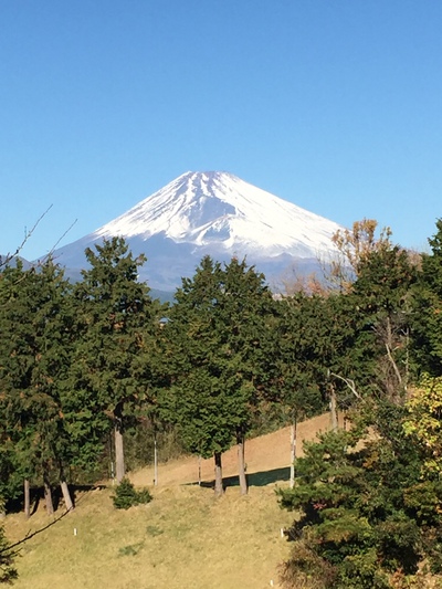 富士山くっきりでーす 富士山くっきりでーす
