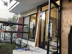 ガラス親子ドア〜店舗リフォームvol.10 ガラス親子ドア〜店舗リフォームvol.10