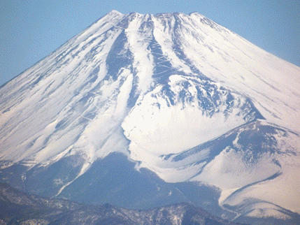 いいこと起きそう?★快晴の富士山