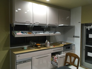 キッチンが付きました キッチンが付きました