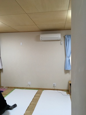子供部屋を仕切りました 子供部屋を仕切りました