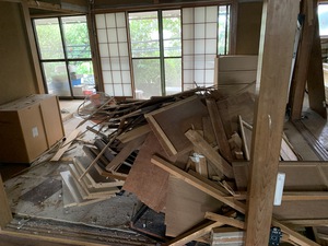 片付けも容易ではない 片付けも容易ではない