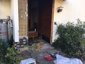 久々に親父と 久々に親父と
